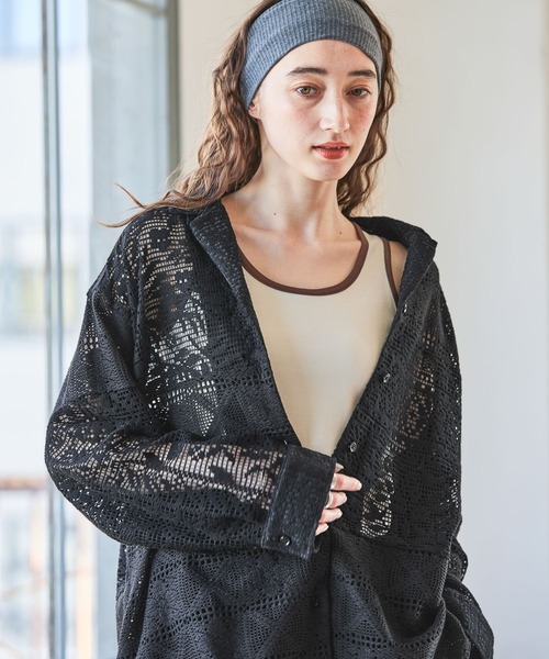 GEORGE'S（ジョージズ）の「アソートリンガータンク（タンクトップ・レディース・クリーム/オフホワイト/ブラック/レッド・FREE）」の9枚目の写真