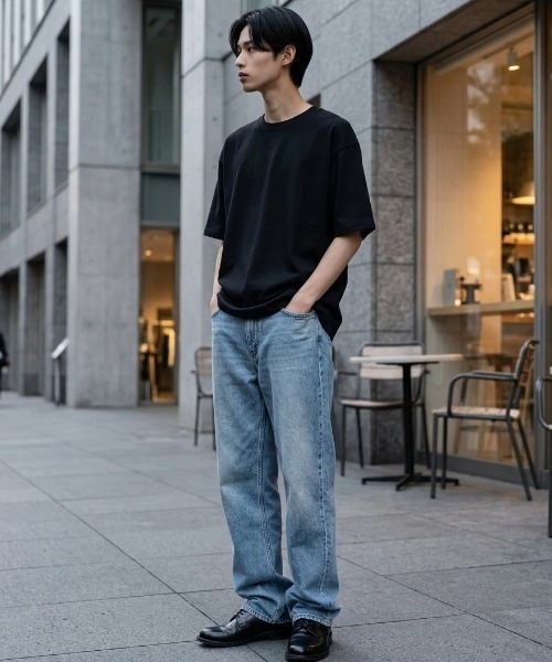 HANES(ヘインズ)の「Hanes/へインズ T-SHIRTS KURO/クロ 黒 ブラック 無地 クルーネック 半袖Tシャツ/1P パックT/レディース メンズ(Tシャツ/カットソー・メンズ・ブラック・M/S/L/XL)」の14枚目の写真