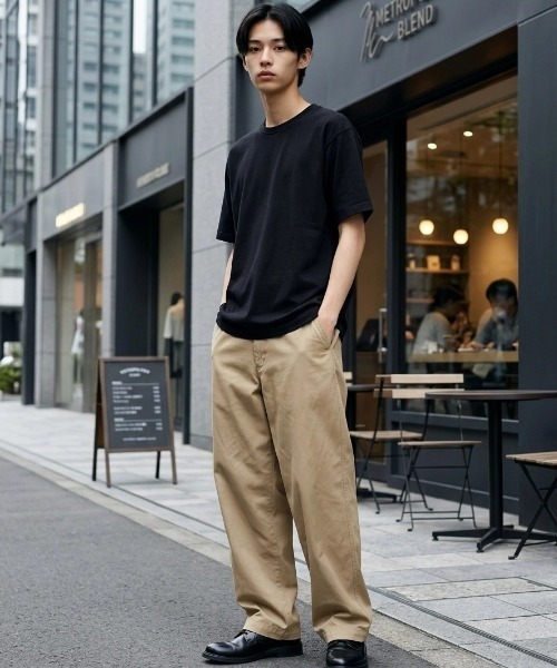 HANES(ヘインズ)の「Hanes/へインズ T-SHIRTS KURO/クロ 黒 ブラック 無地 クルーネック 半袖Tシャツ/1P パックT/レディース メンズ(Tシャツ/カットソー・メンズ・ブラック・M/S/L/XL)」の13枚目の写真
