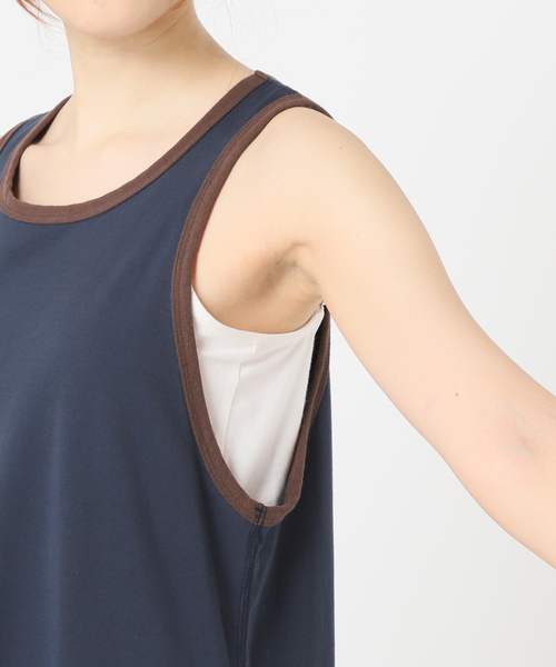CALMER(カルメール)の「RINGER DRESS(ワンピース・レディース・ネイビー/ベージュ・FREE)」の15枚目の写真