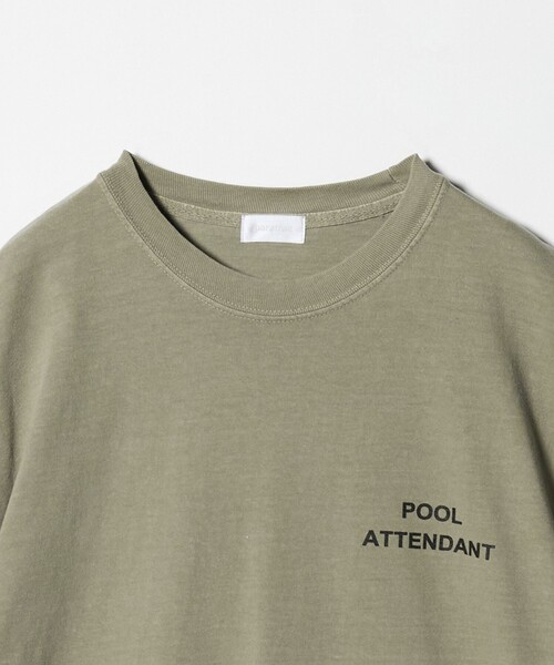 MONKEY TIME（モンキータイム）の「＜PARATRAIT＞POOL ATTENDANT Tシャツ（Tシャツ/カットソー・メンズ・ベージュ/ブラック・2/3）」の4枚目の写真