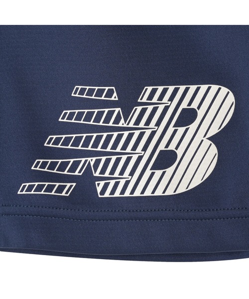 NEW BALANCE(ニューバランス)の「ニューバランス New Balance ポリエステル ビッグロゴショーツ(その他パンツ・キッズ・ブラック/ネイビー・130cm/140cm/150cm/160cm)」の4枚目の写真