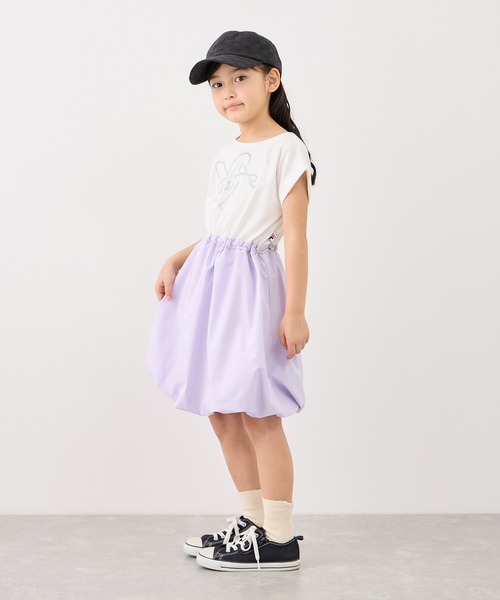 FILA(フィラ)の「【KIDS/キッズ】【FILA/フィラ別注】ドッキングバルーンワンピース(ワンピース・キッズ・グレー/ダークラベンダー・150/140/130)」の21枚目の写真