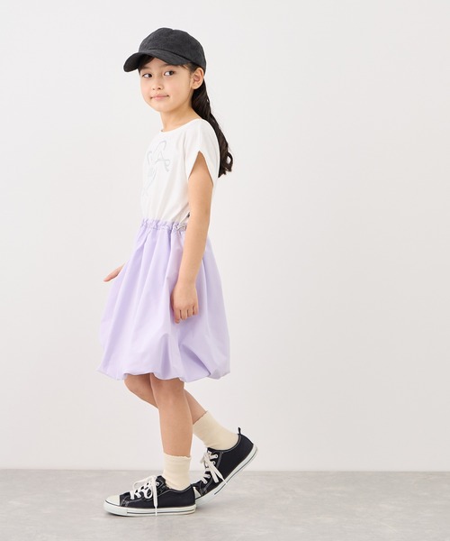 FILA(フィラ)の「【KIDS/キッズ】【FILA/フィラ別注】ドッキングバルーンワンピース(ワンピース・キッズ・グレー/ダークラベンダー・150/140/130)」の20枚目の写真