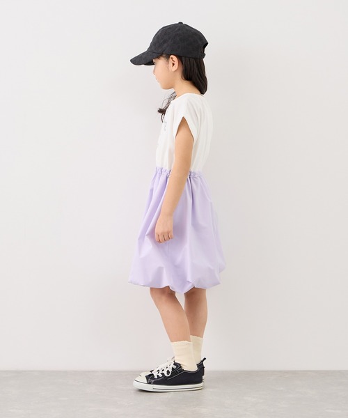 FILA(フィラ)の「【KIDS/キッズ】【FILA/フィラ別注】ドッキングバルーンワンピース(ワンピース・キッズ・グレー/ダークラベンダー・150/140/130)」の19枚目の写真