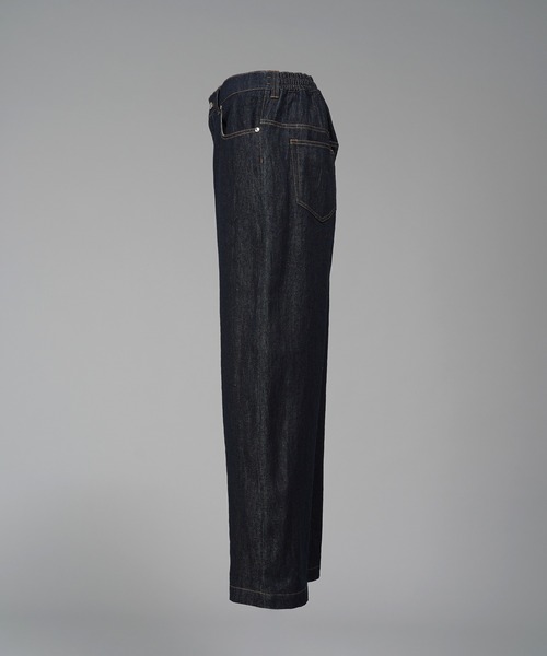 MAISON SPECIAL（メゾンスペシャル）の「12.5oz Rigid Denim Prime-Wide Baggy Pants/12.5ozリジットデニムプライムワイドバギーパンツ（デニムパンツ・メンズ・ネイビー/ブラック・0/2/1）」の10枚目の写真