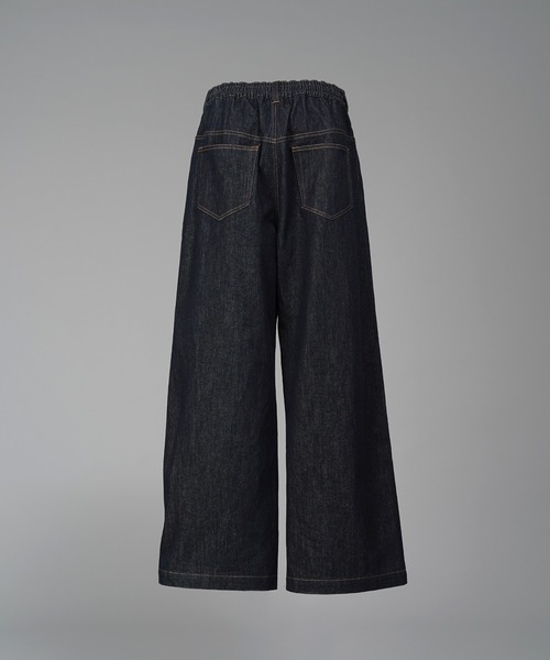 MAISON SPECIAL（メゾンスペシャル）の「12.5oz Rigid Denim Prime-Wide Baggy Pants/12.5ozリジットデニムプライムワイドバギーパンツ（デニムパンツ・メンズ・ネイビー/ブラック・0/2/1）」の11枚目の写真