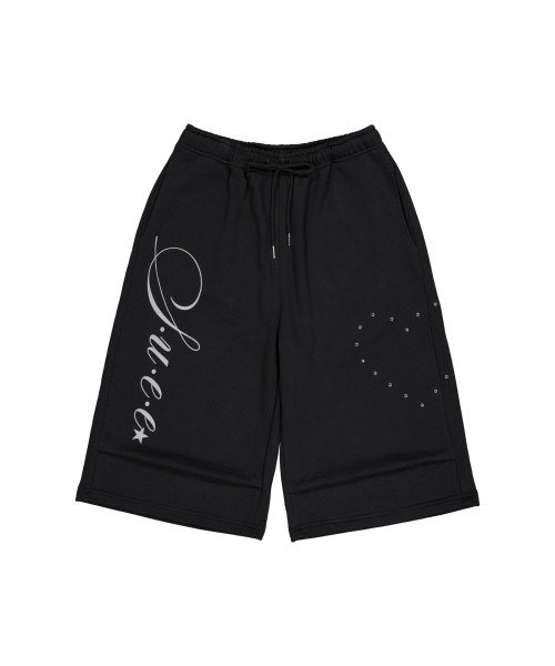 SETUP-EXE(セットアップイーエックスイー)の「HEART STUD LOGO BERMUDA PANTS / BLACK(その他パンツ・レディース・その他・OS)」の8枚目の写真