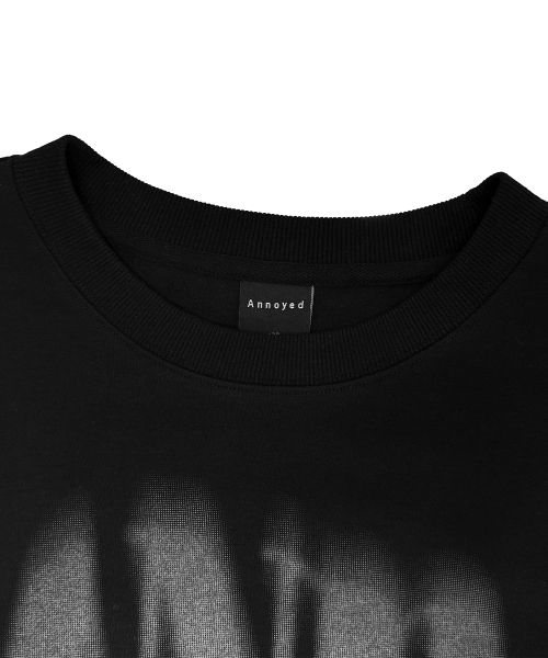 ANNOYED（アノイド）の「シェドウビッグロゴスウェット LQ6TU141_BLACK（スウェット・メンズ・その他・95/100/105/90）」の3枚目の写真