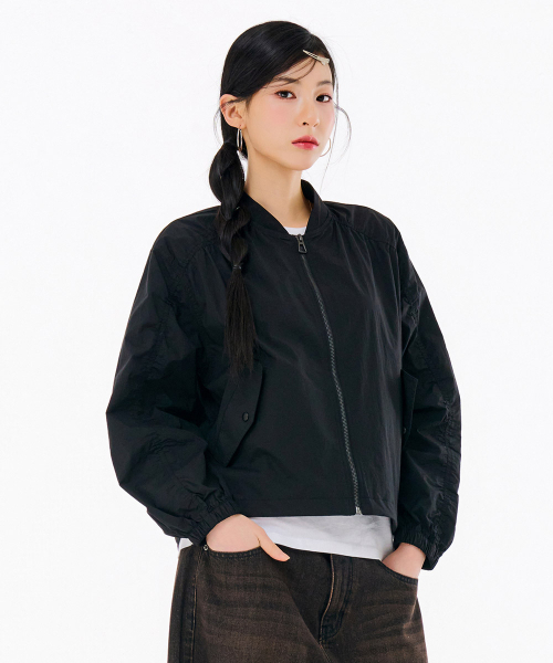 CHASECULT(チェイスカルト)の「女性 軽量 航空ジャンパー-FBRG4171C03(ナイロンジャケット・レディース・ブラック・90/85)」の3枚目の写真