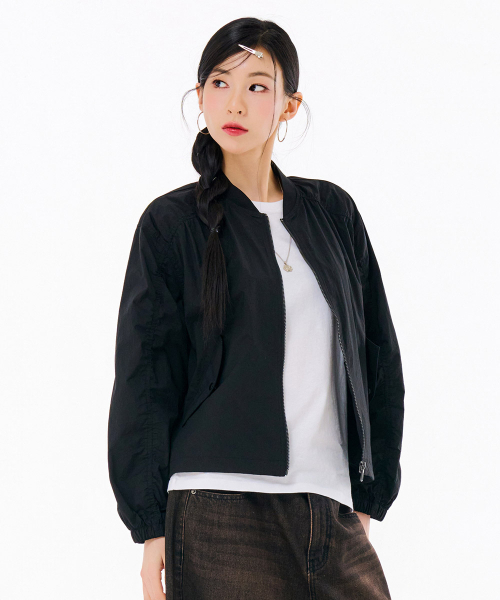 CHASECULT(チェイスカルト)の「女性 軽量 航空ジャンパー-FBRG4171C03(ナイロンジャケット・レディース・ブラック・90/85)」の5枚目の写真