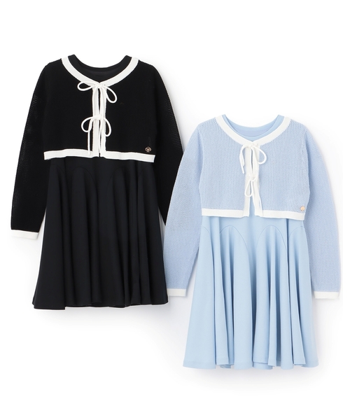 kate spade new york kids(ケイトスペードニューヨーク)の「ボウニット&カットワンピースセット(ワンピース・キッズ・サックスブルー/ブラック・120cm/130cm/160cm/150cm/140cm)」の13枚目の写真