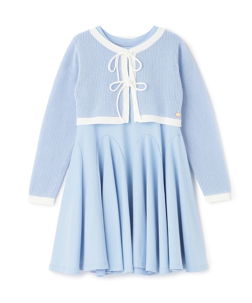 kate spade new york kids(ケイトスペードニューヨーク)の「ボウニット&カットワンピースセット(ワンピース・キッズ・サックスブルー/ブラック・120cm/130cm/160cm/150cm/140cm)」の15枚目の写真