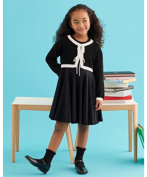 kate spade new york kids(ケイトスペードニューヨーク)の「ボウニット&カットワンピースセット(ワンピース・キッズ・サックスブルー/ブラック・120cm/130cm/160cm/150cm/140cm)」の17枚目の写真