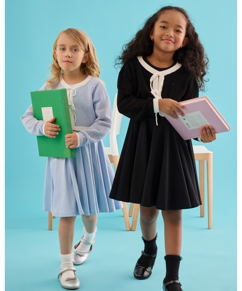 kate spade new york kids(ケイトスペードニューヨーク)の「ボウニット&カットワンピースセット(ワンピース・キッズ・サックスブルー/ブラック・120cm/130cm/160cm/150cm/140cm)」の20枚目の写真
