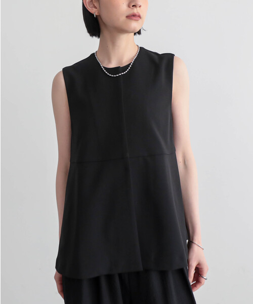 for/c(フォーシー)の「ペプラムジレ【サスティナブル】(ベスト・レディース・ブラウン/ブラック・L/M/S)」の15枚目の写真
