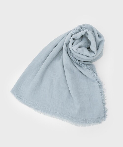 OPAQUE.CLIP（オペークドットクリップ）の「大判シアーストール（ストール/ショール・レディース・グレー/アイボリー/パープル系1/グリーン/ブルー系その他・00）」の4枚目の写真