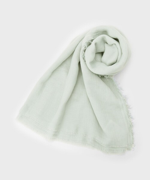 OPAQUE.CLIP（オペークドットクリップ）の「大判シアーストール（ストール/ショール・レディース・グレー/アイボリー/パープル系1/グリーン/ブルー系その他・00）」の7枚目の写真