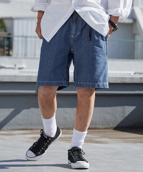 Gramicci(グラミチ)の「Gramicci/グラミチ JAPANESE CHAMBRAY SHORT ショートパンツ ハーフパンツ ストリート 2026年春夏(デニムパンツ・メンズ・ブルー/ネイビー・S/M/L/XL)」の12枚目の写真