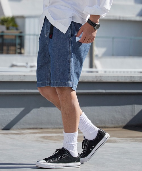 Gramicci(グラミチ)の「Gramicci/グラミチ JAPANESE CHAMBRAY SHORT ショートパンツ ハーフパンツ ストリート 2026年春夏(デニムパンツ・メンズ・ブルー/ネイビー・S/M/L/XL)」の15枚目の写真