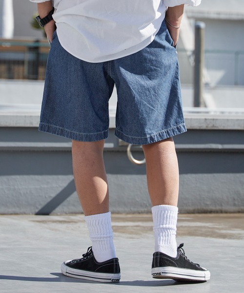 Gramicci(グラミチ)の「Gramicci/グラミチ JAPANESE CHAMBRAY SHORT ショートパンツ ハーフパンツ ストリート 2026年春夏(デニムパンツ・メンズ・ブルー/ネイビー・S/M/L/XL)」の17枚目の写真