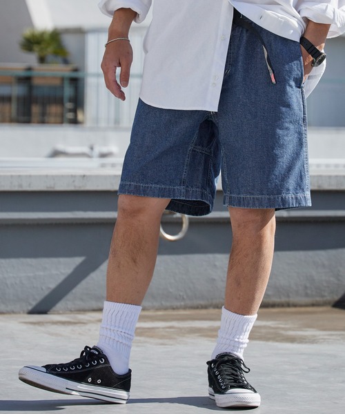 Gramicci(グラミチ)の「Gramicci/グラミチ JAPANESE CHAMBRAY SHORT ショートパンツ ハーフパンツ ストリート 2026年春夏(デニムパンツ・メンズ・ブルー/ネイビー・S/M/L/XL)」の14枚目の写真