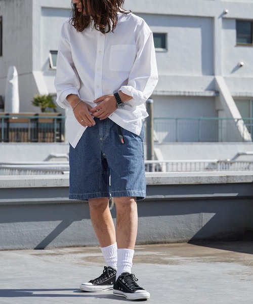 Gramicci(グラミチ)の「Gramicci/グラミチ JAPANESE CHAMBRAY SHORT ショートパンツ ハーフパンツ ストリート 2026年春夏(デニムパンツ・メンズ・ブルー/ネイビー・S/M/L/XL)」の20枚目の写真