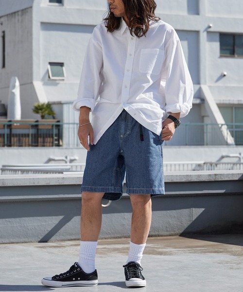 Gramicci(グラミチ)の「Gramicci/グラミチ JAPANESE CHAMBRAY SHORT ショートパンツ ハーフパンツ ストリート 2026年春夏(デニムパンツ・メンズ・ブルー/ネイビー・S/M/L/XL)」の21枚目の写真