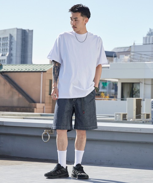 Gramicci(グラミチ)の「Gramicci/グラミチ JAPANESE CHAMBRAY SHORT ショートパンツ ハーフパンツ ストリート 2026年春夏(デニムパンツ・メンズ・ブルー/ネイビー・S/M/L/XL)」の8枚目の写真