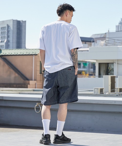 Gramicci(グラミチ)の「Gramicci/グラミチ JAPANESE CHAMBRAY SHORT ショートパンツ ハーフパンツ ストリート 2026年春夏(デニムパンツ・メンズ・ブルー/ネイビー・S/M/L/XL)」の9枚目の写真