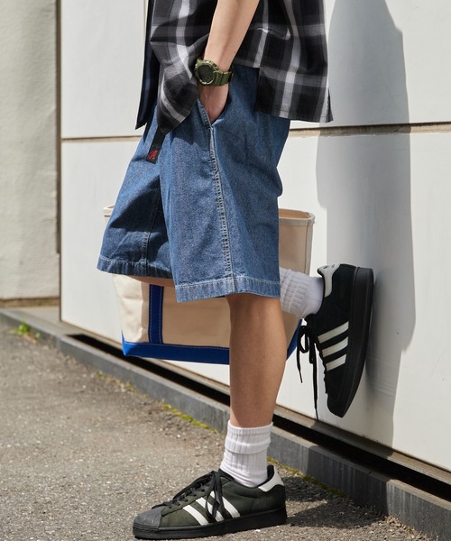 Gramicci(グラミチ)の「Gramicci/グラミチ JAPANESE CHAMBRAY SHORT ショートパンツ ハーフパンツ ストリート 2026年 夏 夏服(デニムパンツ・メンズ・ブルー/ネイビー・S/M/L/XL)」の9枚目の写真