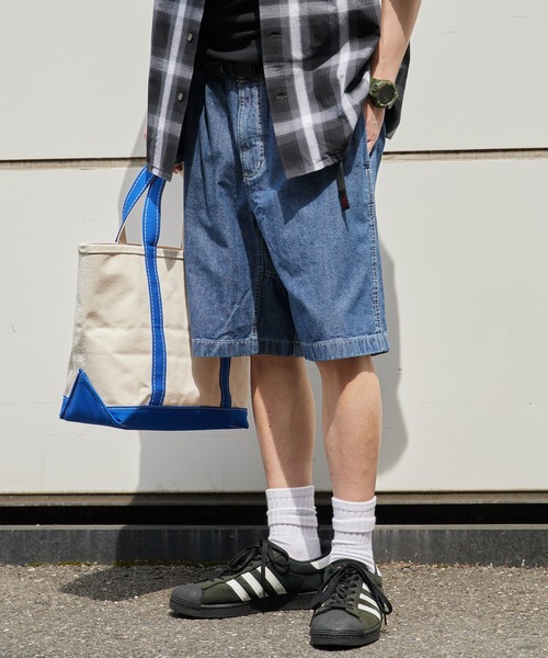 Gramicci(グラミチ)の「Gramicci/グラミチ JAPANESE CHAMBRAY SHORT ショートパンツ ハーフパンツ ストリート 2026年 夏 夏服(デニムパンツ・メンズ・ブルー/ネイビー・S/M/L/XL)」の7枚目の写真