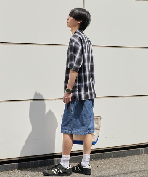 Gramicci(グラミチ)の「Gramicci/グラミチ JAPANESE CHAMBRAY SHORT ショートパンツ ハーフパンツ ストリート 2026年 夏 夏服(デニムパンツ・メンズ・ブルー/ネイビー・S/M/L/XL)」の4枚目の写真