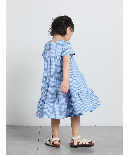 Samansa Mos2 Lagom(サマンサモスモスラーゴム)の「合皮サンダル(サンダル・キッズ・ブラウン/キナリ・15cm/18cm/17cm/16cm)」の6枚目の写真