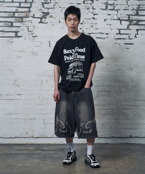 PEID(ペイド)の「PD フェイドタイム 半袖Tシャツ ブラック(Tシャツ/カットソー・レディース・ブラック・2/3/4/5/6/1)」の11枚目の写真