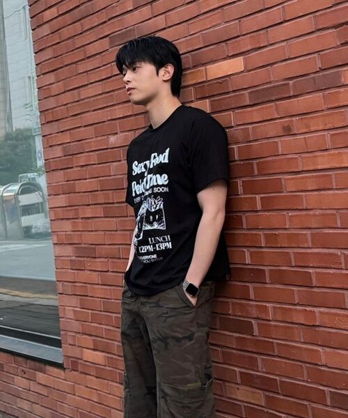 PEID(ペイド)の「PD フェイドタイム 半袖Tシャツ ブラック(Tシャツ/カットソー・レディース・ブラック・2/3/4/5/6/1)」の6枚目の写真