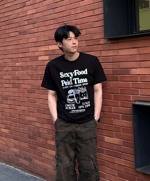 PEID(ペイド)の「PD フェイドタイム 半袖Tシャツ ブラック(Tシャツ/カットソー・レディース・ブラック・2/3/4/5/6/1)」の3枚目の写真