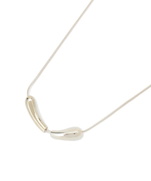 UNTITLED（アンタイトル）の「【ステンレスチェーン】ニュアンスハートトップ（ネックレス・レディース・シルバー/ゴールド・99）」の2枚目の写真