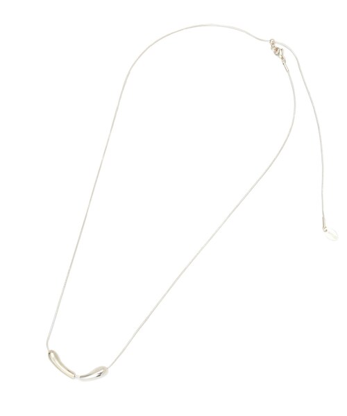 UNTITLED（アンタイトル）の「【ステンレスチェーン】ニュアンスハートトップ（ネックレス・レディース・シルバー/ゴールド・99）」の3枚目の写真