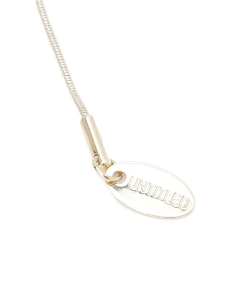 UNTITLED（アンタイトル）の「【ステンレスチェーン】ニュアンスハートトップ（ネックレス・レディース・シルバー/ゴールド・99）」の5枚目の写真