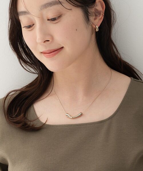 UNTITLED（アンタイトル）の「【ステンレスチェーン】ニュアンスハートトップ（ネックレス・レディース・シルバー/ゴールド・99）」の7枚目の写真