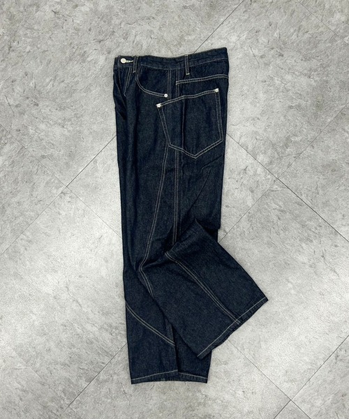 ATMARK(アットマーク)の「【ZOZO限定販売】ラウンドカットデザインポケットデニム レディース対応サイズ(デニムパンツ・レディース・ブルー/ブラック/ブルー系その他・L/M/S)」の20枚目の写真