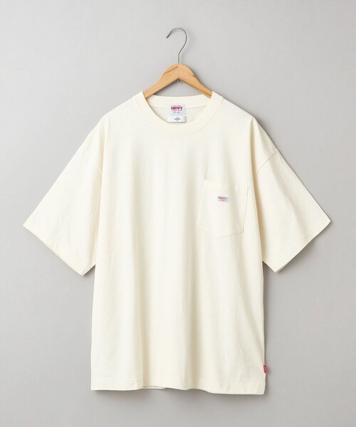 SMITH'S AMERICAN（スミスアメリカン）の「SMITH'S（スミス）別注ヴィンテージライクTシャツ（Tシャツ/カットソー・メンズ・ベージュ/パープル/ホワイト/ライム・S/M/L/XL）」の6枚目の写真