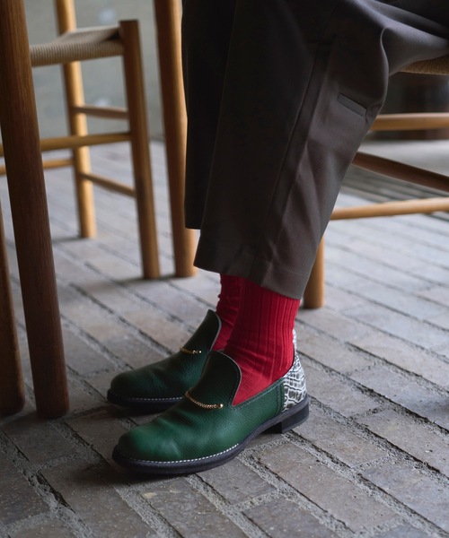 JUCO.(ジュコ)の「ネックレススリッポン(スリッポン・レディース・グリーン・23cm/23.5cm/24cm/24.5cm/25cm)」の1枚目の写真