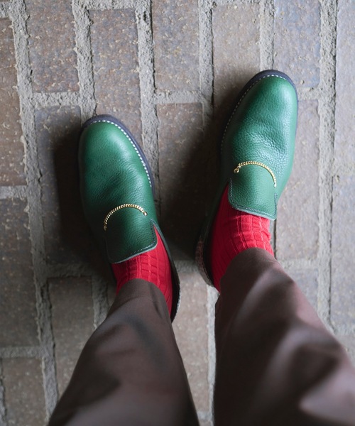 JUCO.(ジュコ)の「ネックレススリッポン(スリッポン・レディース・グリーン・23cm/23.5cm/24cm/24.5cm/25cm)」の2枚目の写真