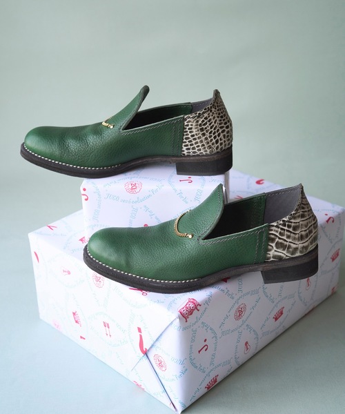 JUCO.(ジュコ)の「ネックレススリッポン(スリッポン・レディース・グリーン・23cm/23.5cm/24cm/24.5cm/25cm)」の5枚目の写真