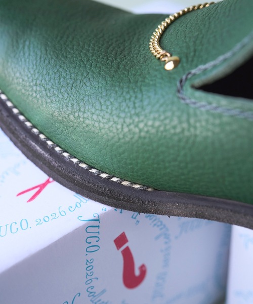 JUCO.(ジュコ)の「ネックレススリッポン(スリッポン・レディース・グリーン・23cm/23.5cm/24cm/24.5cm/25cm)」の6枚目の写真
