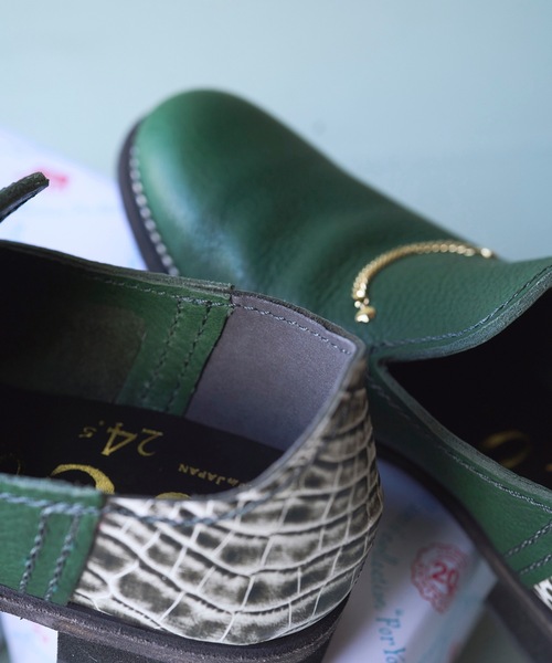 JUCO.(ジュコ)の「ネックレススリッポン(スリッポン・レディース・グリーン・23cm/23.5cm/24cm/24.5cm/25cm)」の7枚目の写真