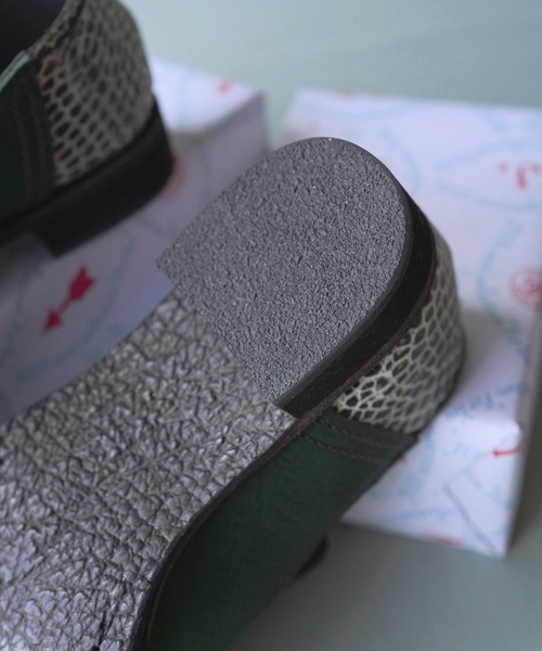 JUCO.(ジュコ)の「ネックレススリッポン(スリッポン・レディース・グリーン・23cm/23.5cm/24cm/24.5cm/25cm)」の10枚目の写真