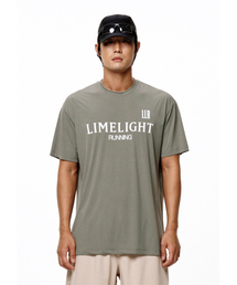 LIMELIGHT APPAREL（ライムライトアパレル）の「アスリットロゴランニングTシャツ（セージ/ホワイト）（Tシャツ/カットソー）」